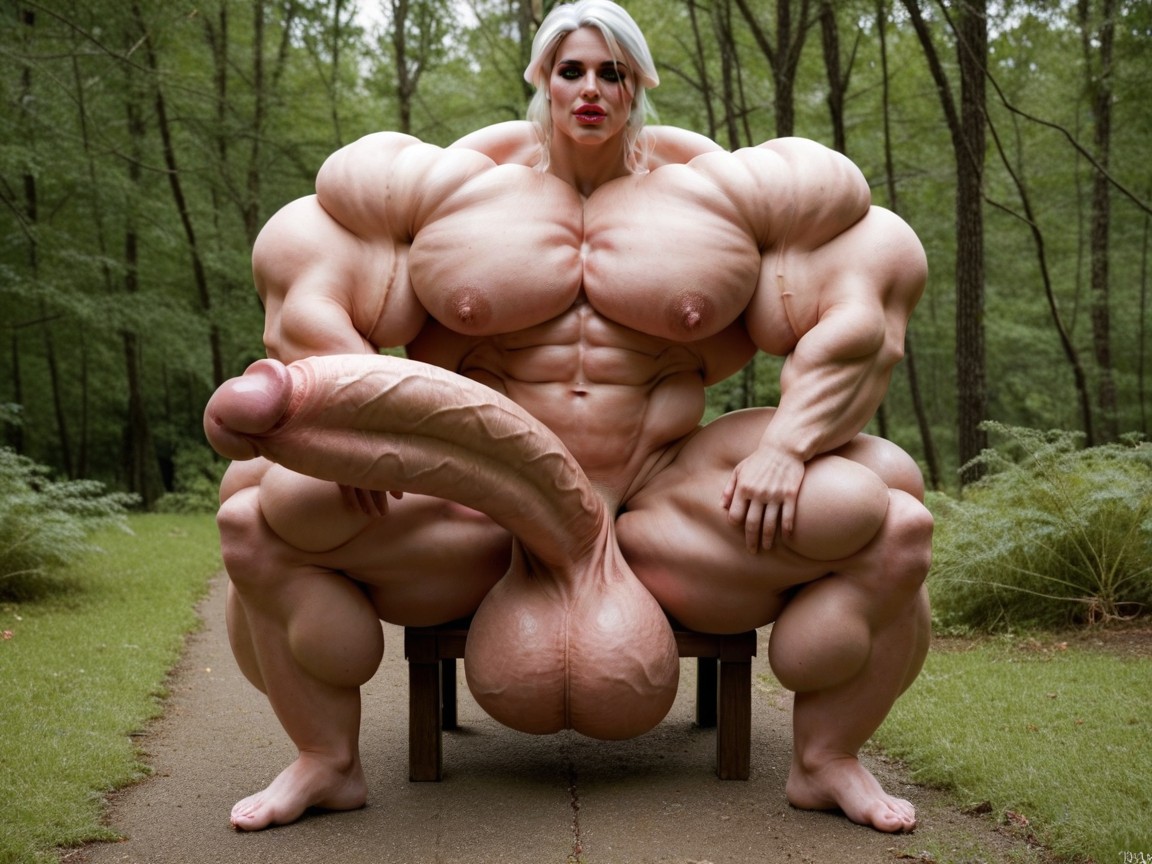 Hyper Absurdly Oversized Gigantic Massive Muscle, Balls Are Big Enough To Touch The Floor, Penis Is Just Way Too Gigantic Porno shemale IA