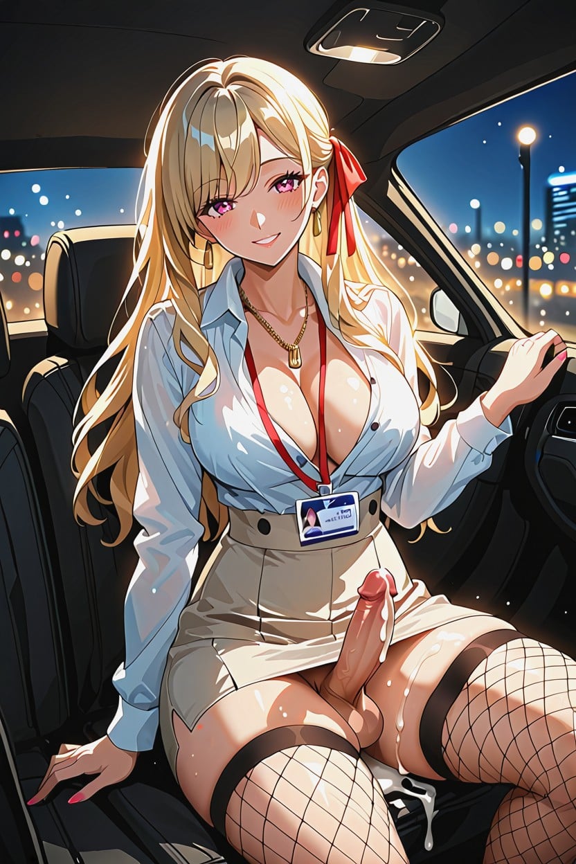 Smile, Horny, Orgasm Shemale AI Porn