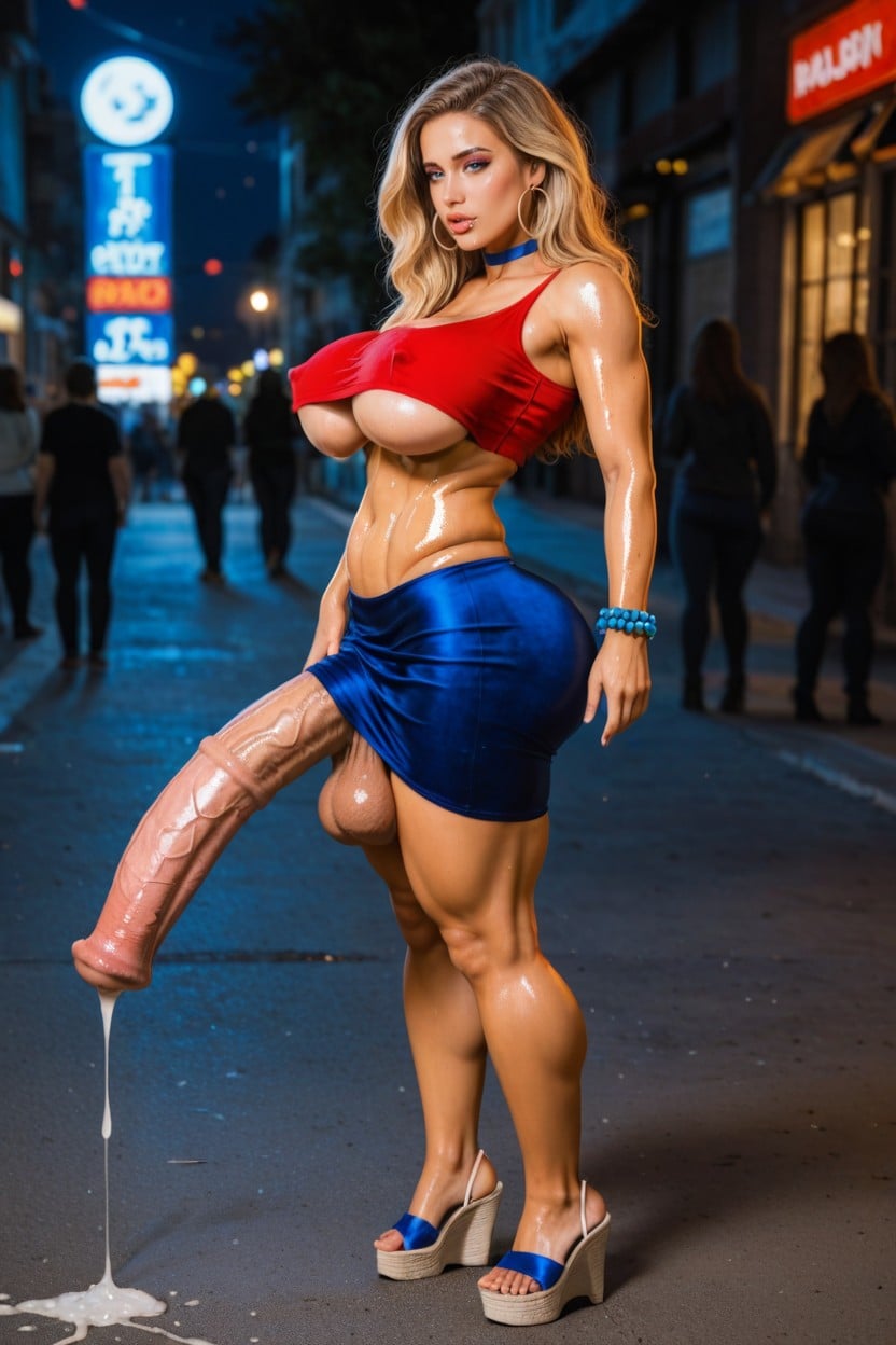 Black Penis Shaft, Specular, Drooling Porno IA transsexuelle