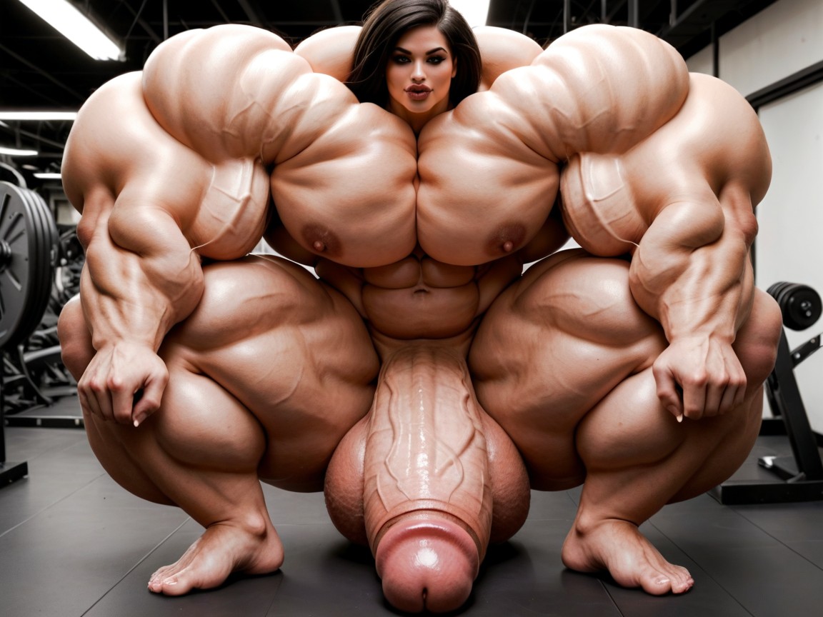 Full Body View, Hdr, Hyper Bimbo Porno IA transsexuelle