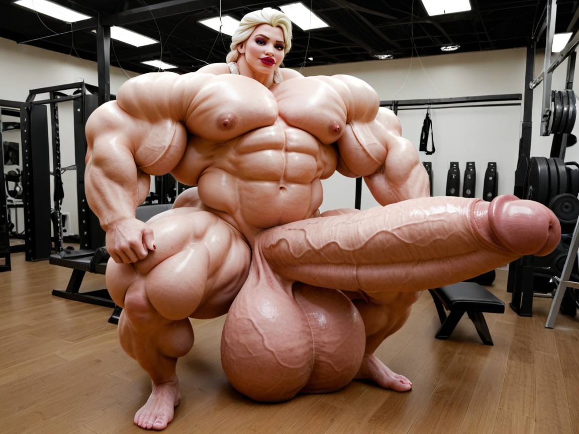 Giant Bulging Penis, 25+, Hyper Gigantic Massive Penis Porno IA transsexuelle