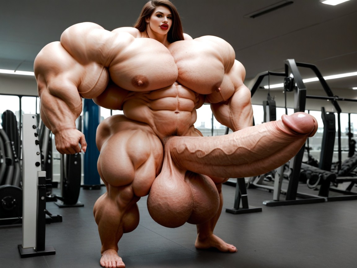 Penis Gigantic Then Torso, Hyper Bimbo, Hyper Long Penis Porno IA transsexuelle
