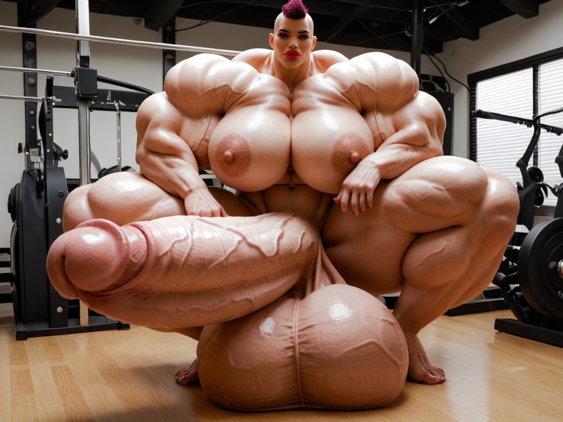 25+, Hyper Absurdly Oversized Gigantic Girthy Penis, Hyper Absurdly Oversized Muscle Porno IA transsexuelle