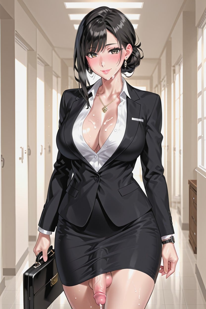 Orgasm, Deep Penetration, Fitted Blazer Porno IA transsexuelle