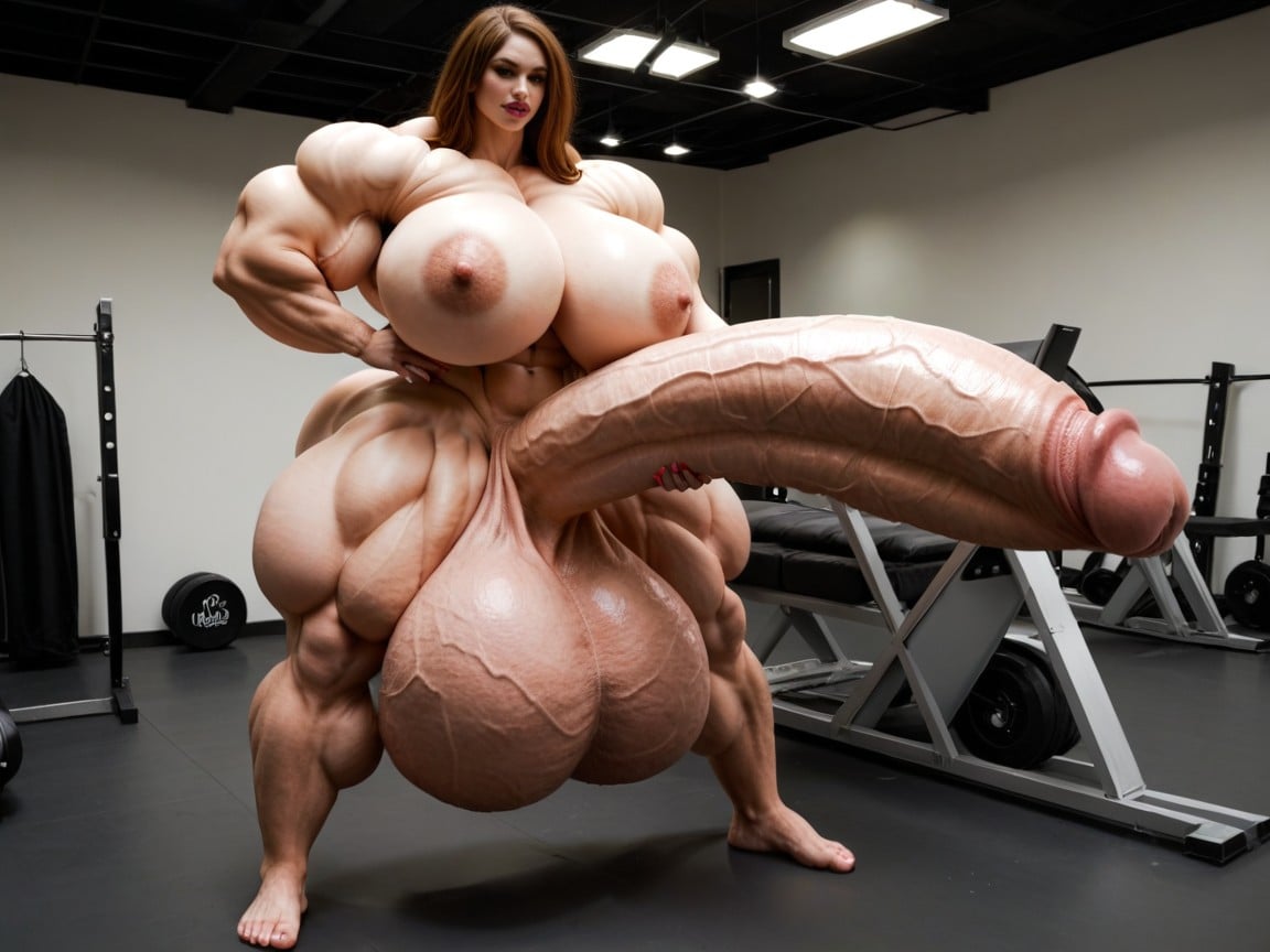 Hyper Bimbo, Cosplay, Hyper Gigantic Growth Shemale AI Porn