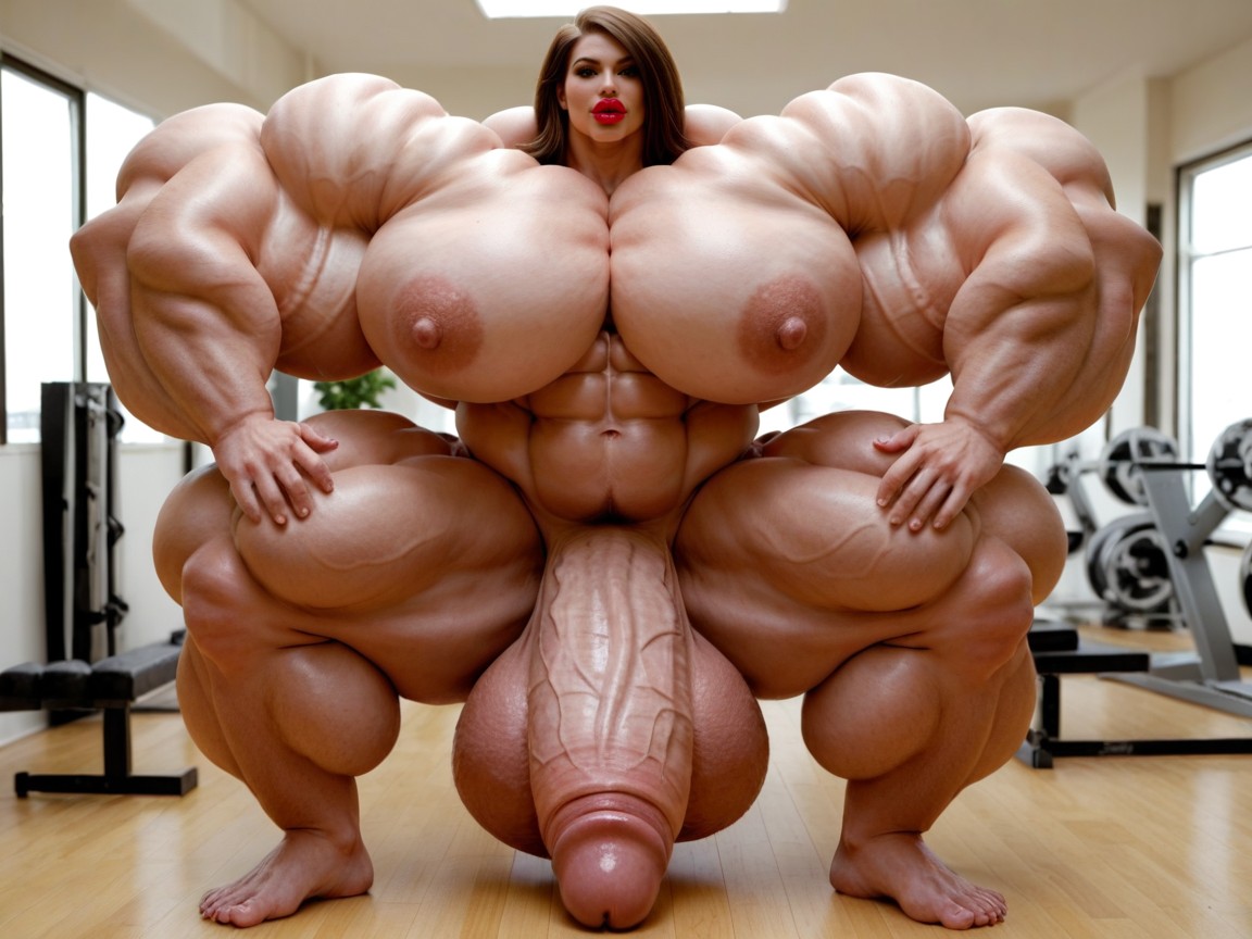 Balls Are Just Too Gigantic, Hyper Gigantic Growing, Cosplay Shemale AI Porn