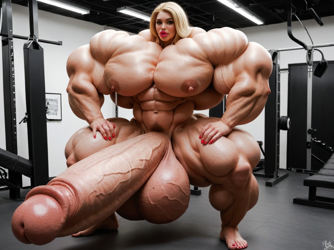 Hyper Long Penis, Hyper Lips, Penis Is Just Way Too Gigantic 人妖AI黃片