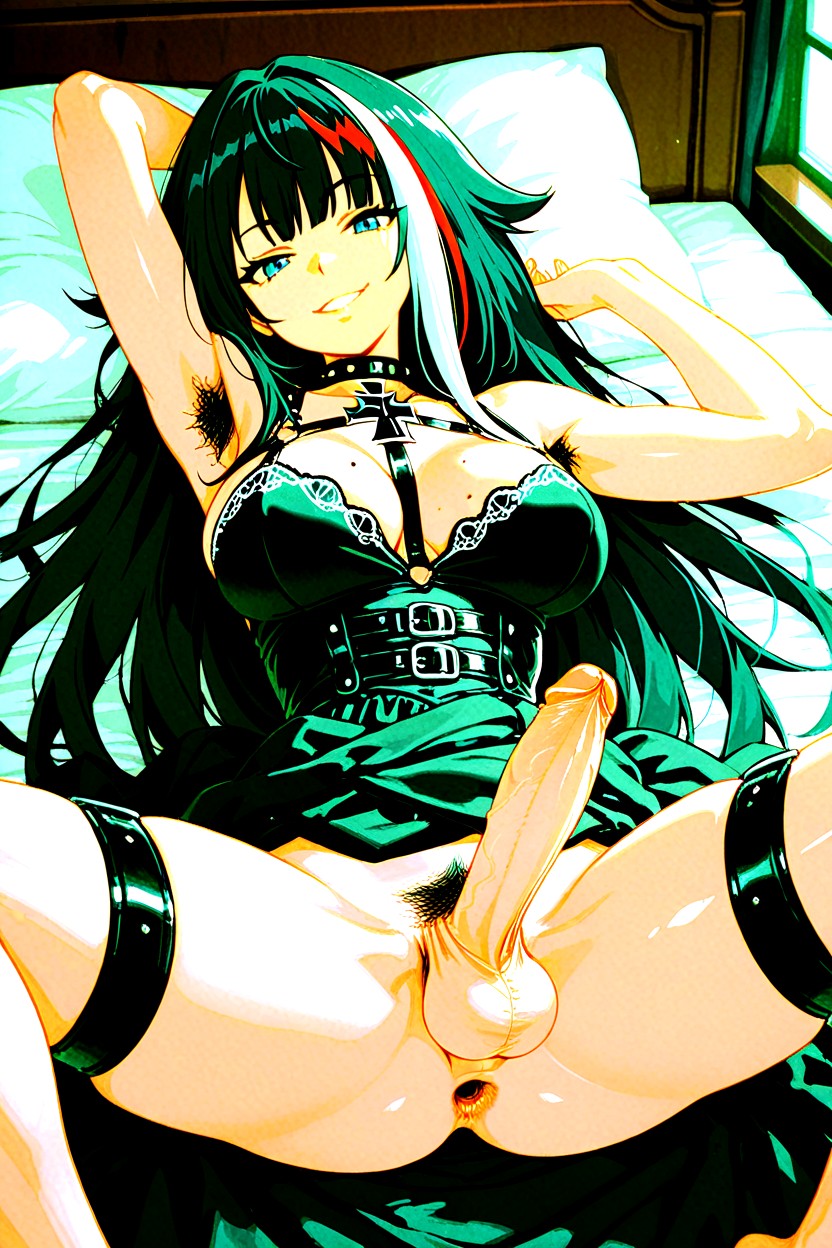 Ironcross, Streaked Hair, Foreskin ニューハーフAIポルノ