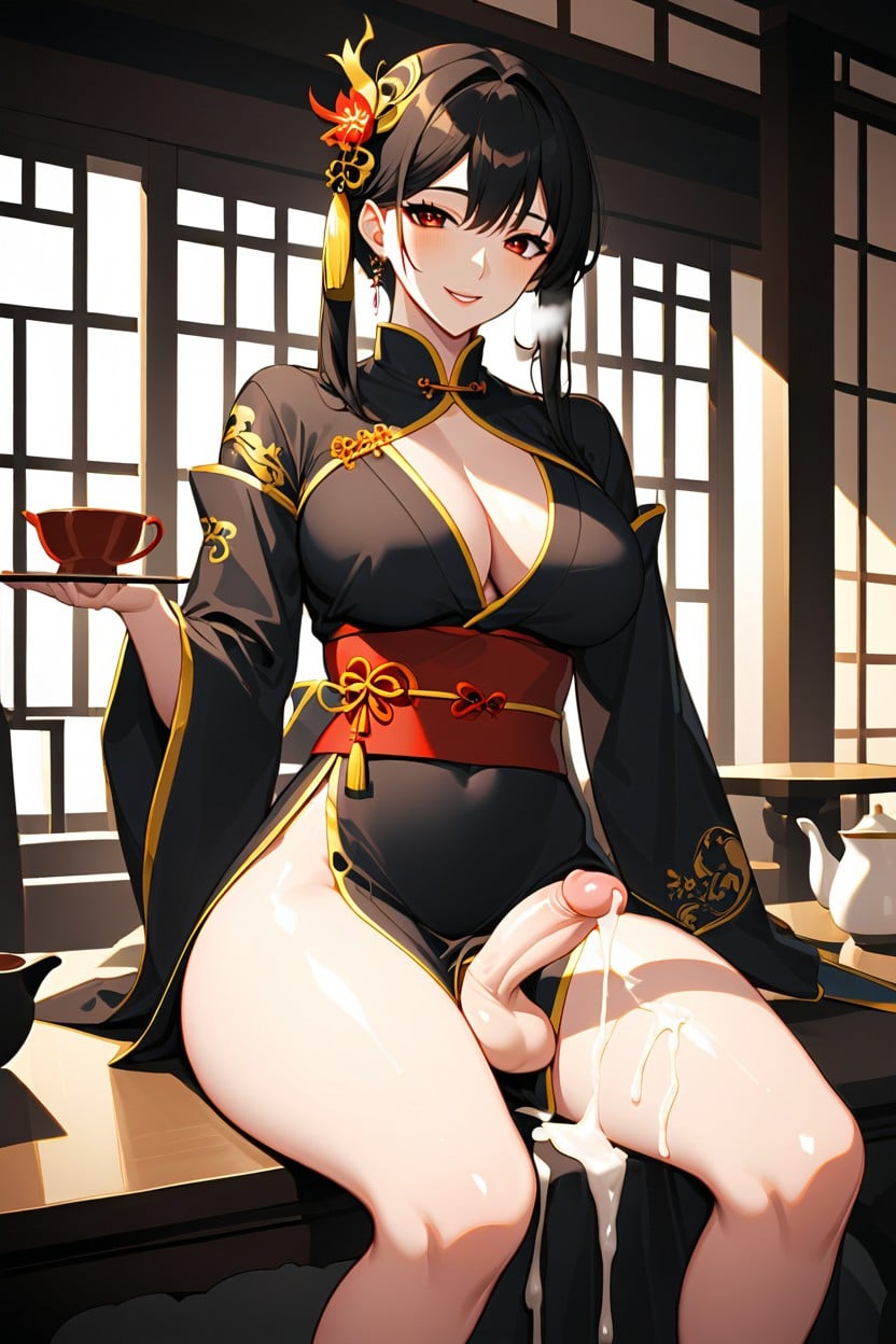 Deep Penetration, Refined Expression, Elegant Atmosphere 人妖AI色情