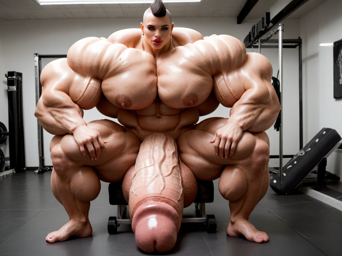 Hyper Gigantic Balls, 25+, Hyper Absurdly Oversized Penis 人妖AI黃片