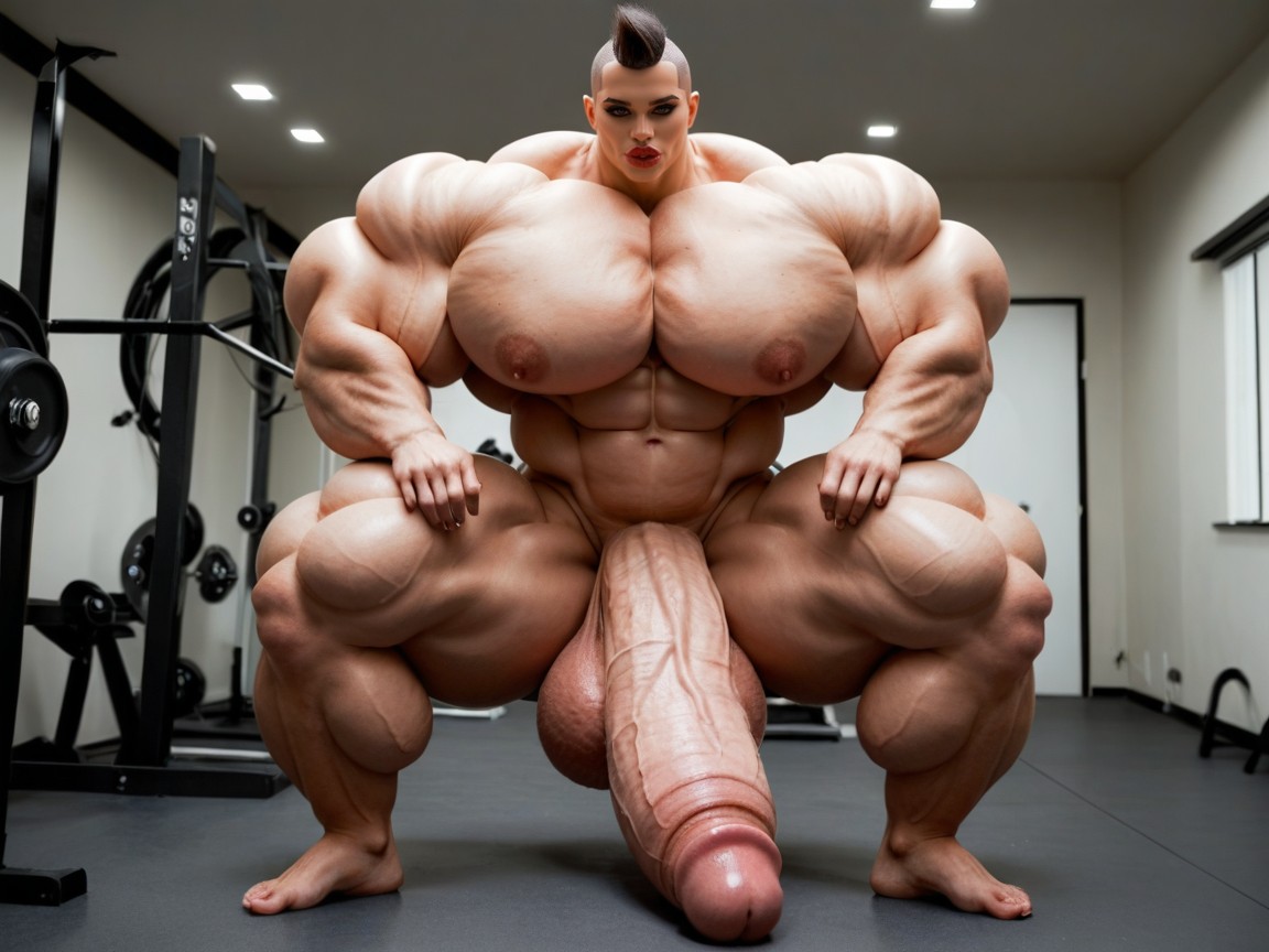 Hyper Gigantic Penis, 25+, Hyper Absurdly Oversized Gigantic Girthy Penis 쉬메일 AI 포르노