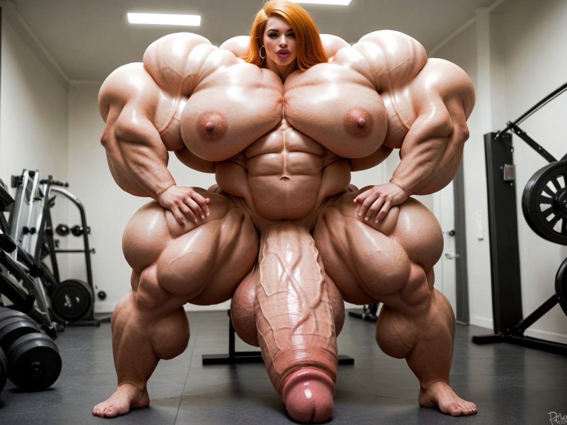 Hyper Gigantic Muscle Hips, Hyper Gigantic Biceps, Hyper Gigantic Growing 人妖AI黃片