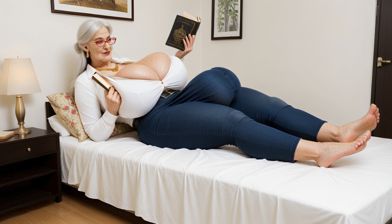 Standing In The Living Room, Futa Milf, Long Sleeves Porno IA transsexuelle