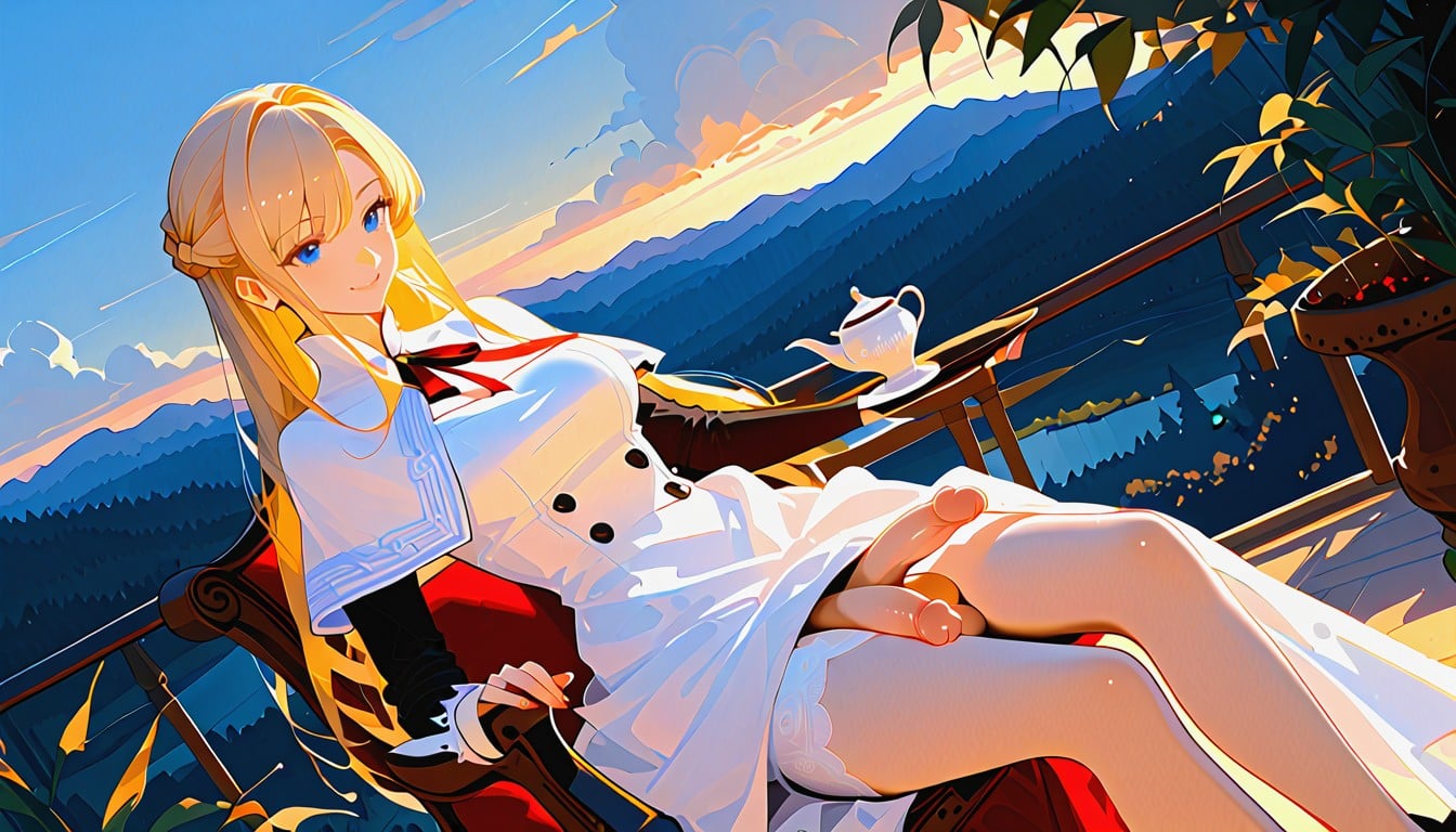 Diphallia, Long Hair, Dutch Angle 人妖AI黃片