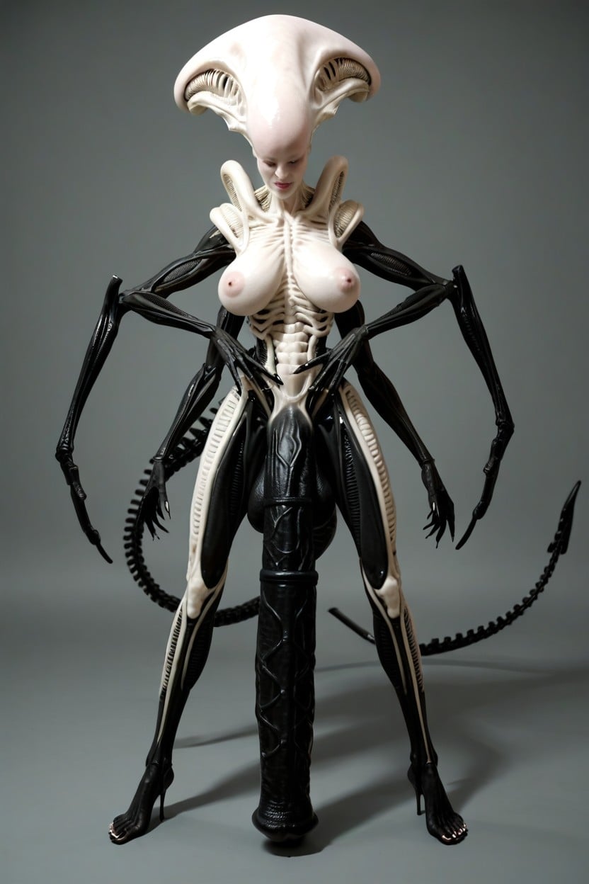 Full Body View, Hip Bones, 18+ Shemale AI Porn