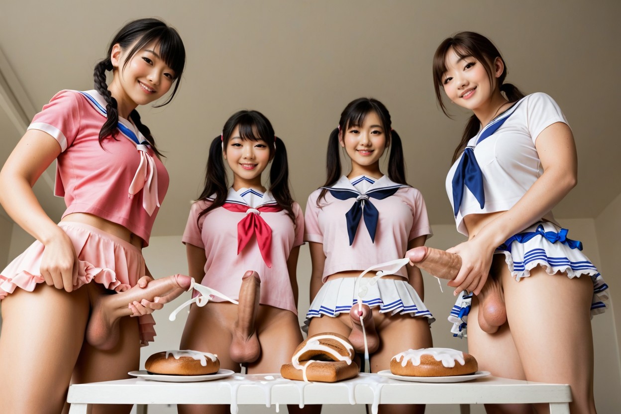 Japanese, Foreskin, Photoreal Shemale AI Porn