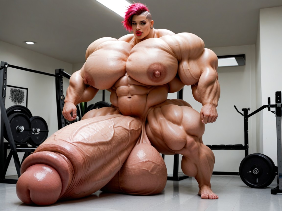 Hyper Absurdly Oversized Penis, Hyper Gigantic Massive Penis, Hyper Gigantic Growing Porno IA transsexuelle