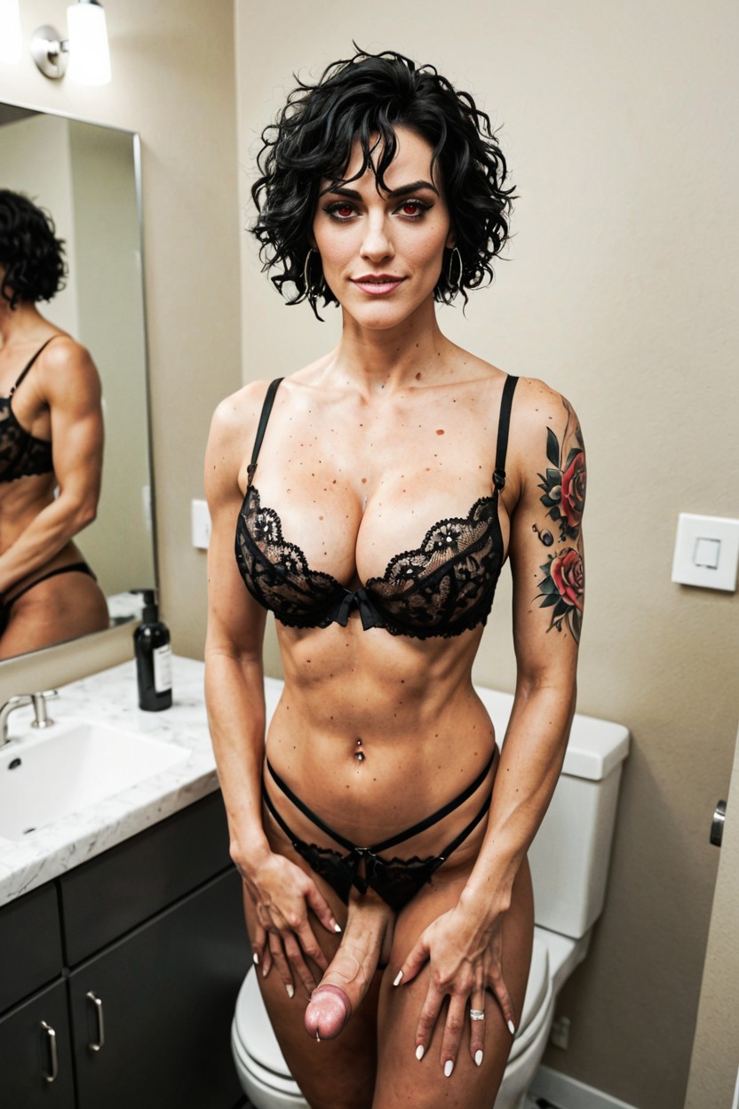 Noir, Fox Tattoo, 20+ Shemale AI Porn