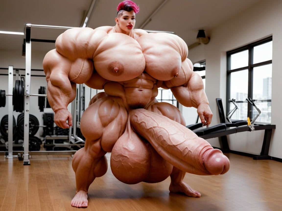 Hyper Gigantic Growth, Hyper Gigantic Balls, 25+ Shemale AI Porn