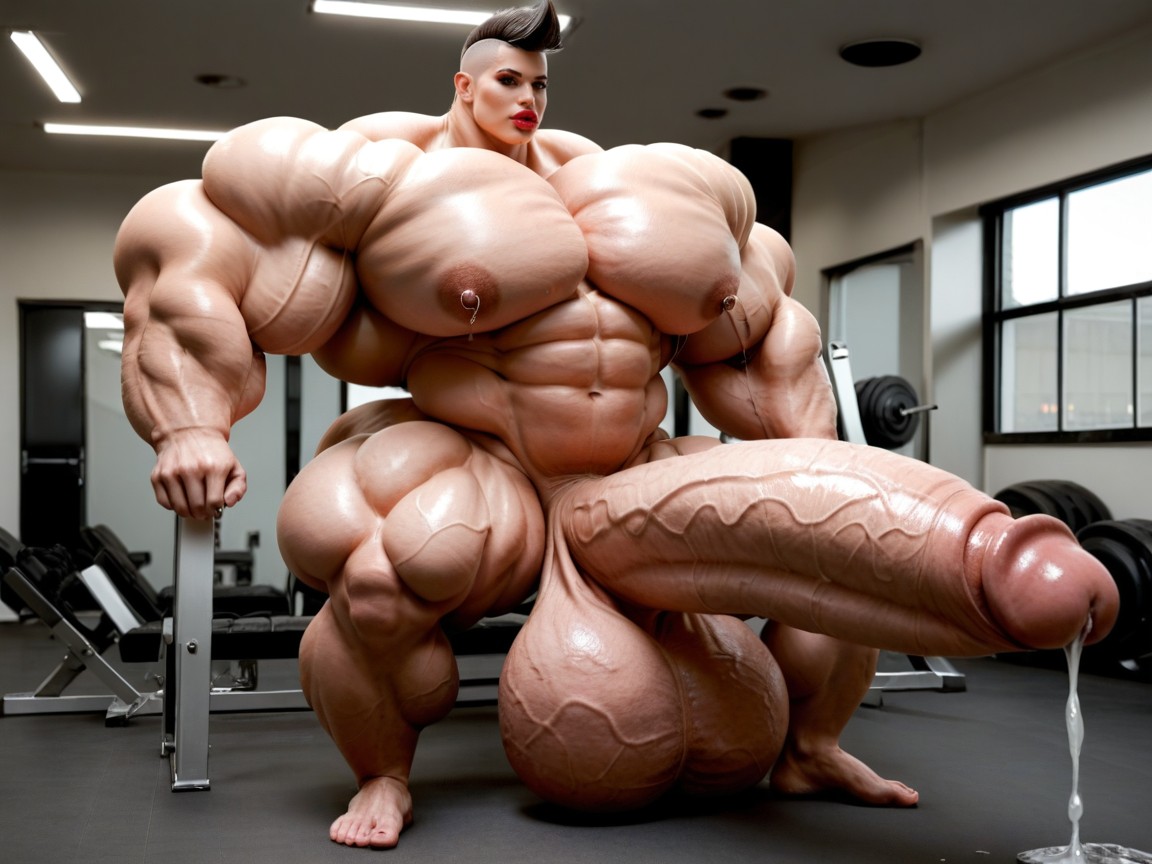 Penis Bigger Than Body, Hyper Gigantic Penis, Hdr Shemale AI Porn