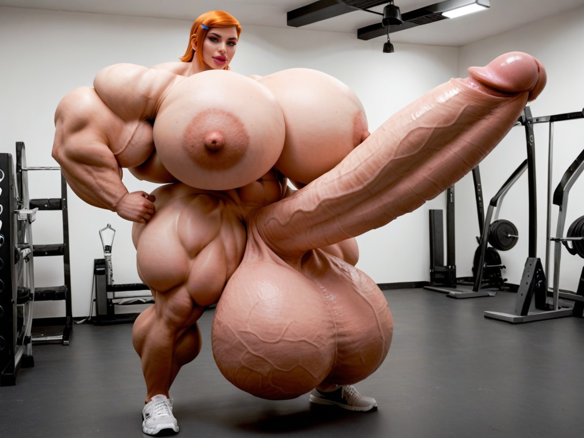 Hyper Absurdly Oversized Gigantic Wides Penis, Hyper Absurdly Oversized Gigantic Girthy Penis, Hyper Gigantic Growing Shemale AI Porn