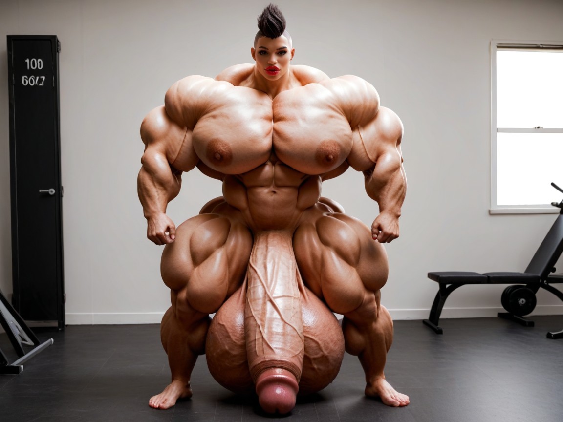 Hyper Absurdly Oversized Penis, Hyper Absurdly Oversized Gigantic Girthy Penis, Hyper Gigantic Growth Shemale AI Porn