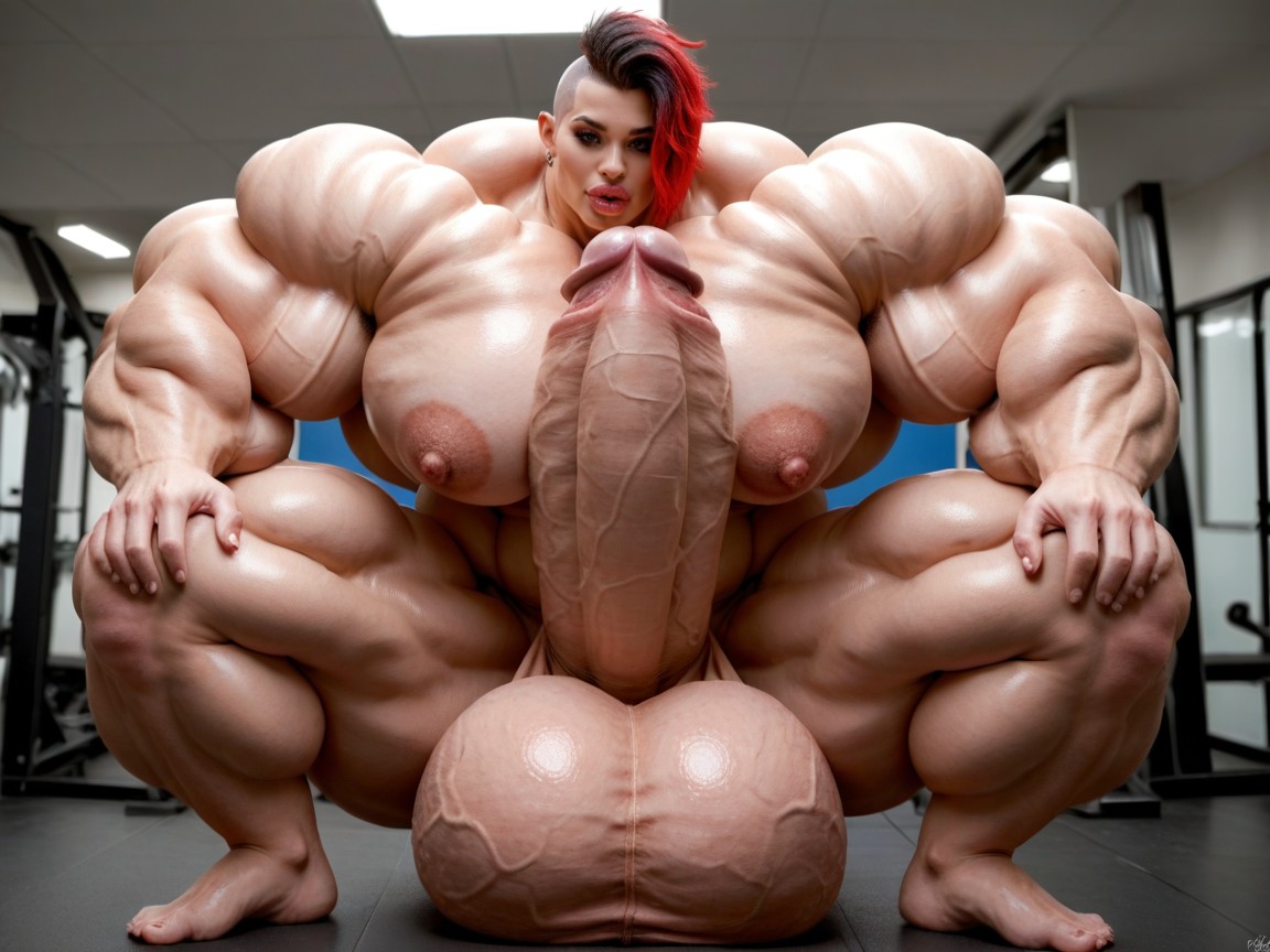 Penis Is Just Way Too Gigantic, 25+, Penis Gigantic Then Torso Shemale AI Porn