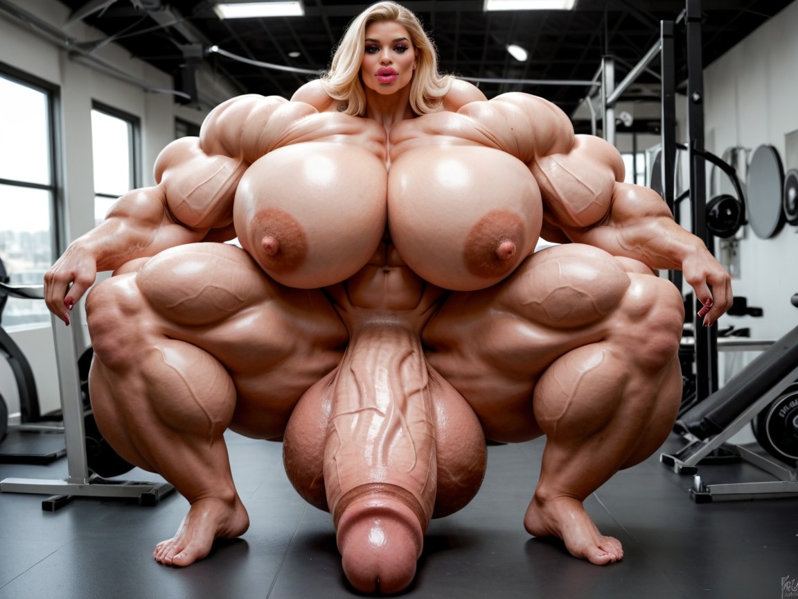 Penis The Size Of The Gym, Hyper Gigantic Penis, Hyper Gigantic Balls 人妖AI黃片
