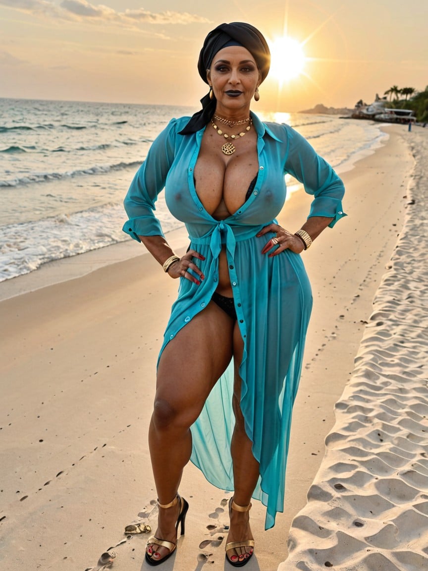 Sexy, High Detail, Pirate Shemale AI Porn