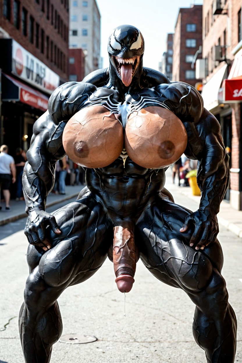 Incredibly Hyper Detailed Penis, Sharp Teeth, Hyper Thick Penis Shemale AI Porn