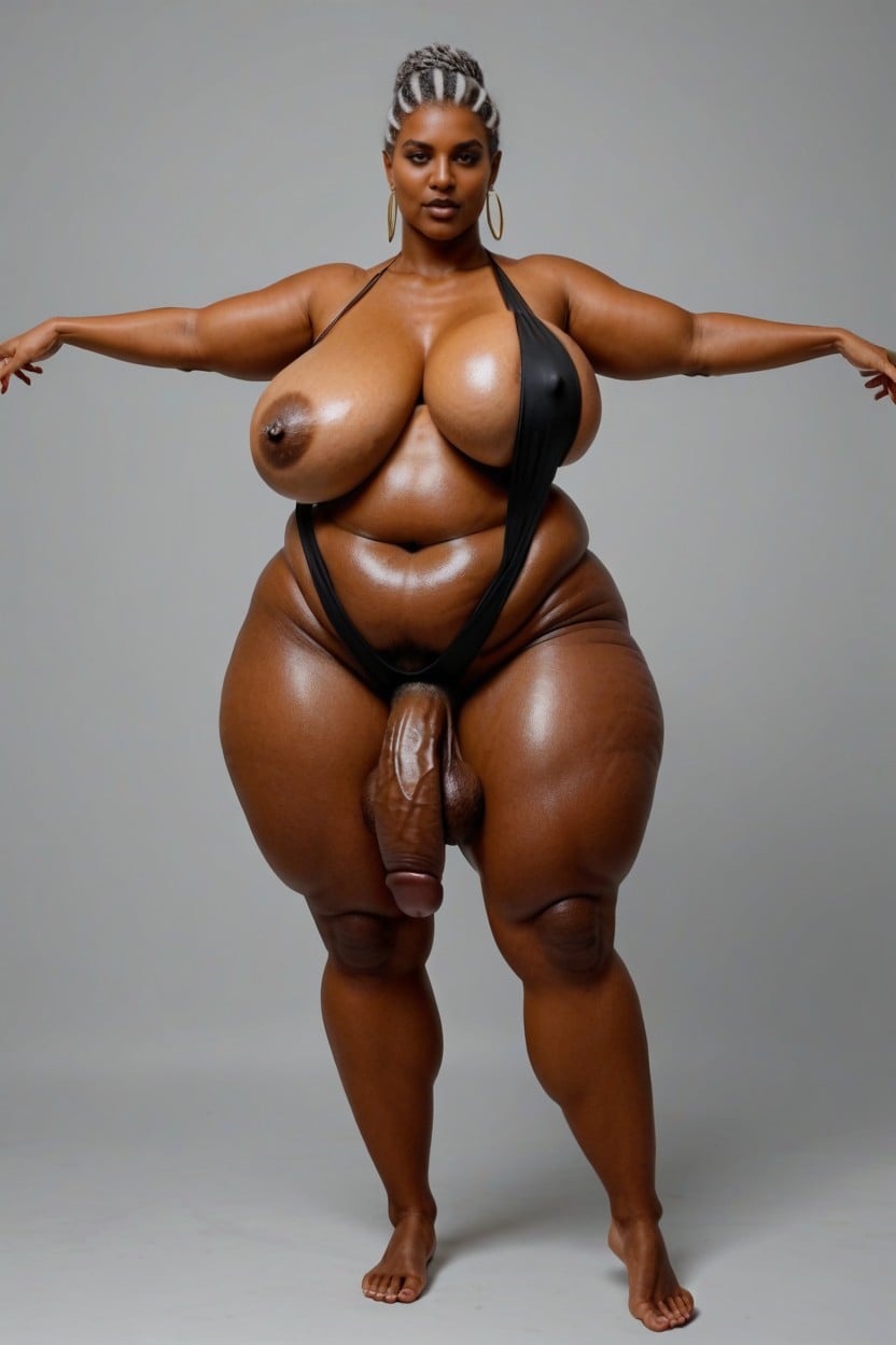 View From Below, Plump Lips Wrinkled Breast, Cellulite Body Cellulite Legs Cellulite Belly Cellulite Arms Feet Tall Person Shemale AI Porn