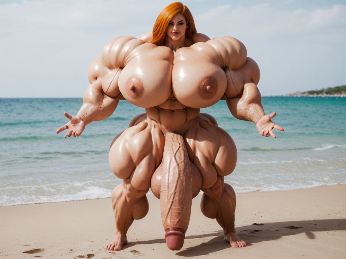 Hyper Gigantic Biceps, Hyper Gigantic Penis, Hdr Shemale AI Porn