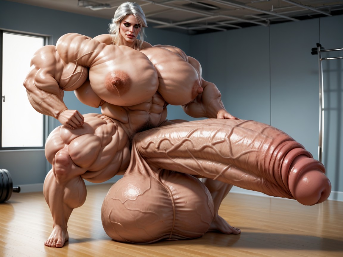 Hyper Gigantic Growth, Hyper Gigantic Muscle Hips, Hyper Bimbo Porno shemale IA