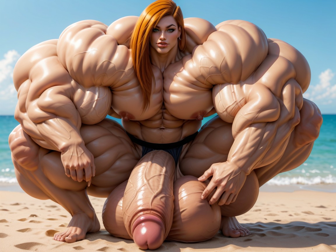 Hyper Absurdly Gigantic Balls, Hyper Absurdly Gigantic Massive Muscle, Hyper Gigantic Biceps 人妖AI色情