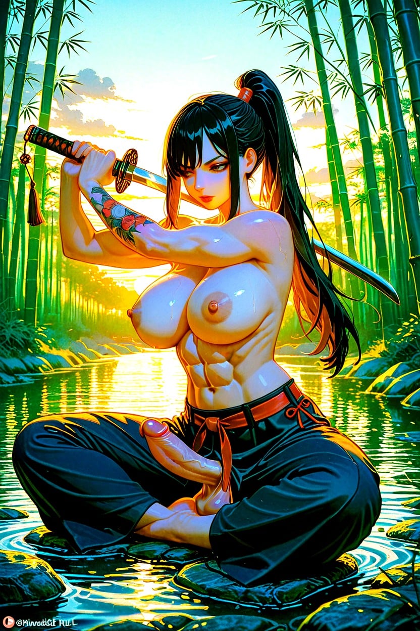 Outdoors, Erect-futa, Photo Realistic Shemale AI Porn