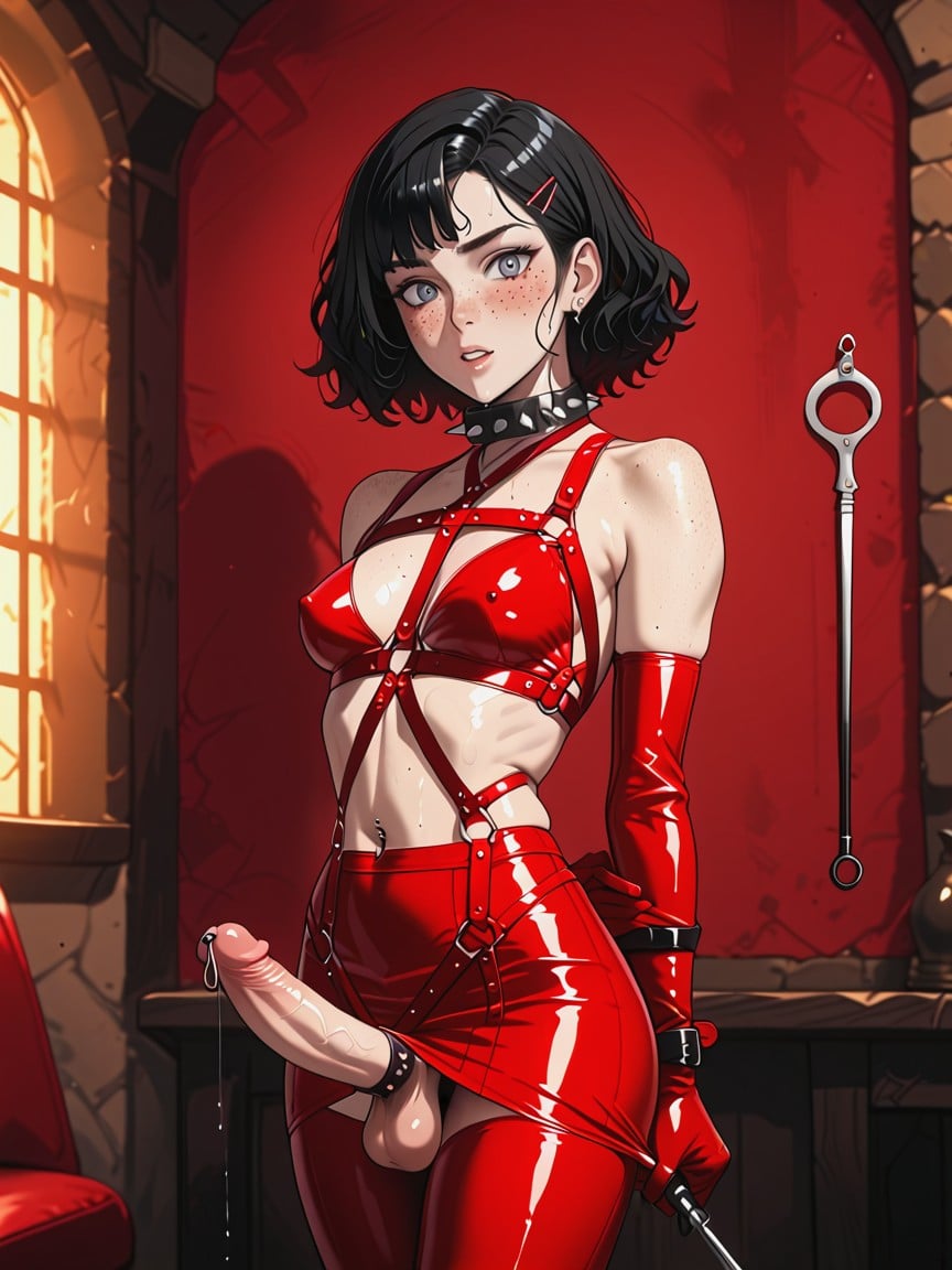 Bondage, Freckles, Spiked Cock Ring Porno shemale IA