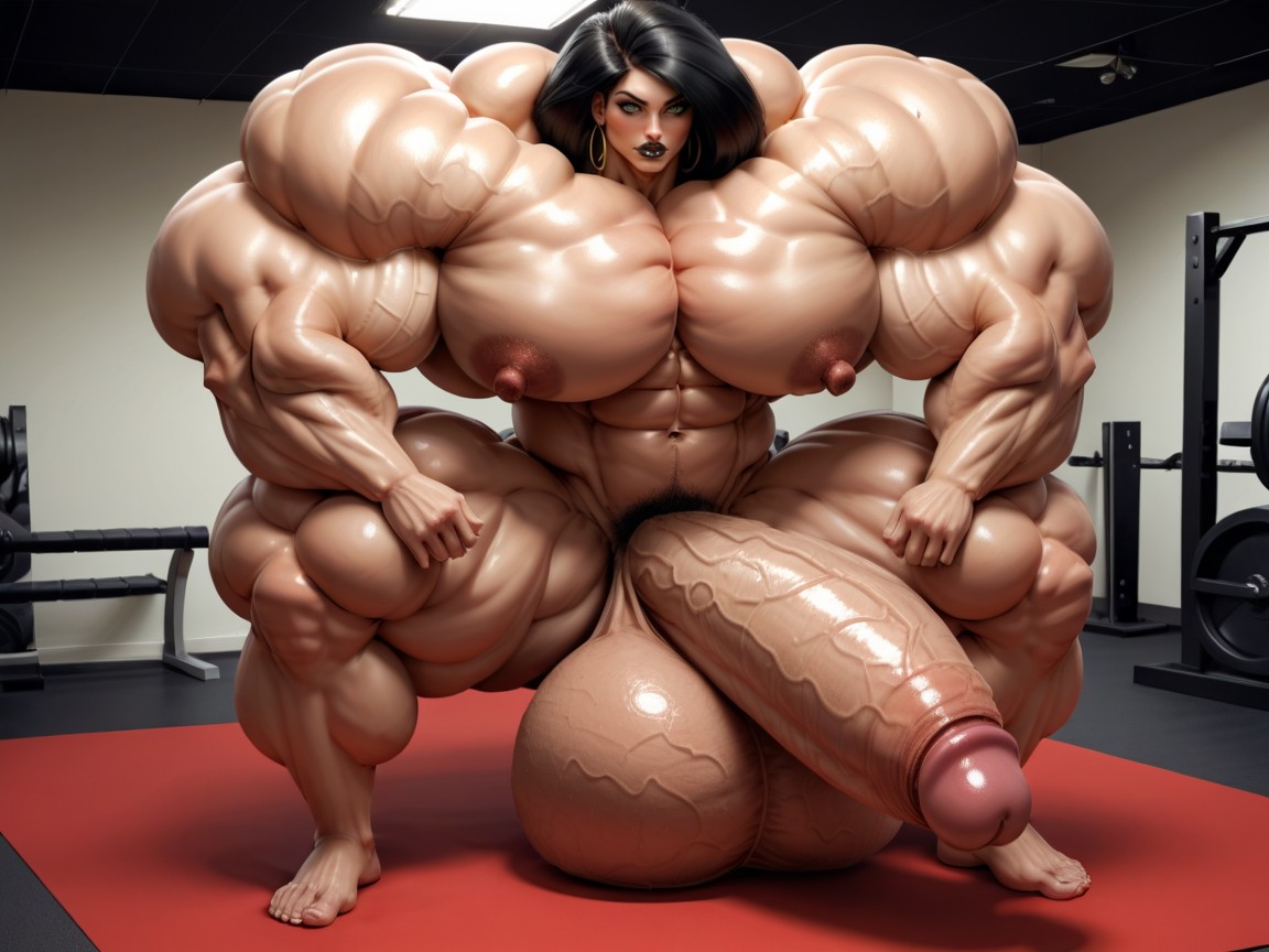 Kim Possible, Hyper Absurdly Oversized Gigantic Girthy Penis, Balls Are Just Too Gigantic 人妖AI黃片