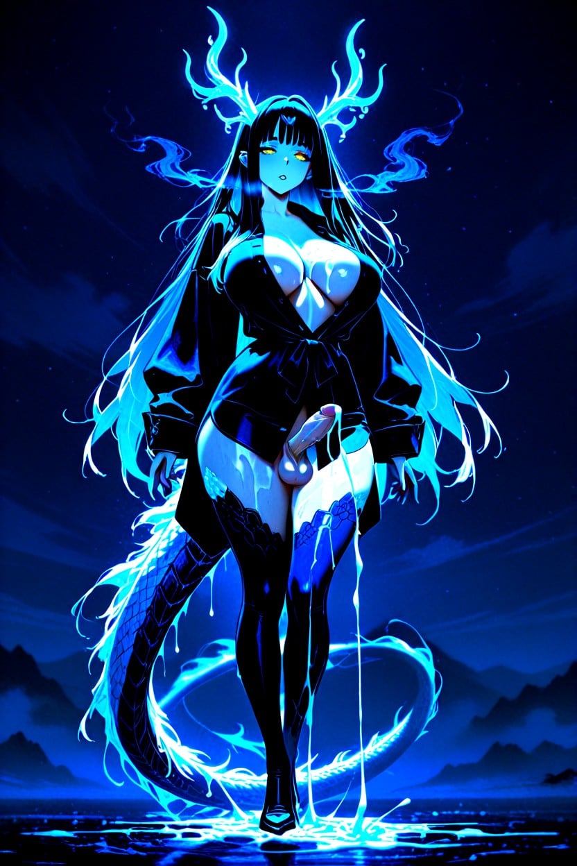 Long Tail, Horny, Scales 人妖AI色情