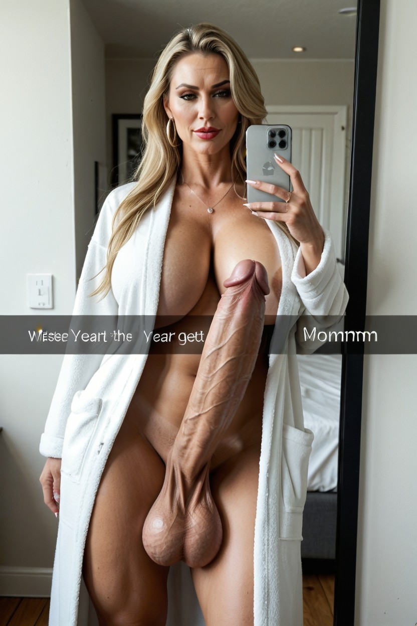 バスローブ, Mistress Mommy, Snapchat Story ニューハーフAIポルノ