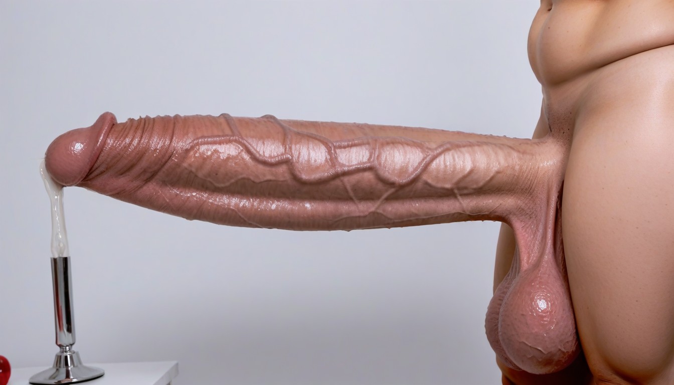 Bulb Glans, Exaggerated Urethra, Huge Cock Tip Shemale AI Porn