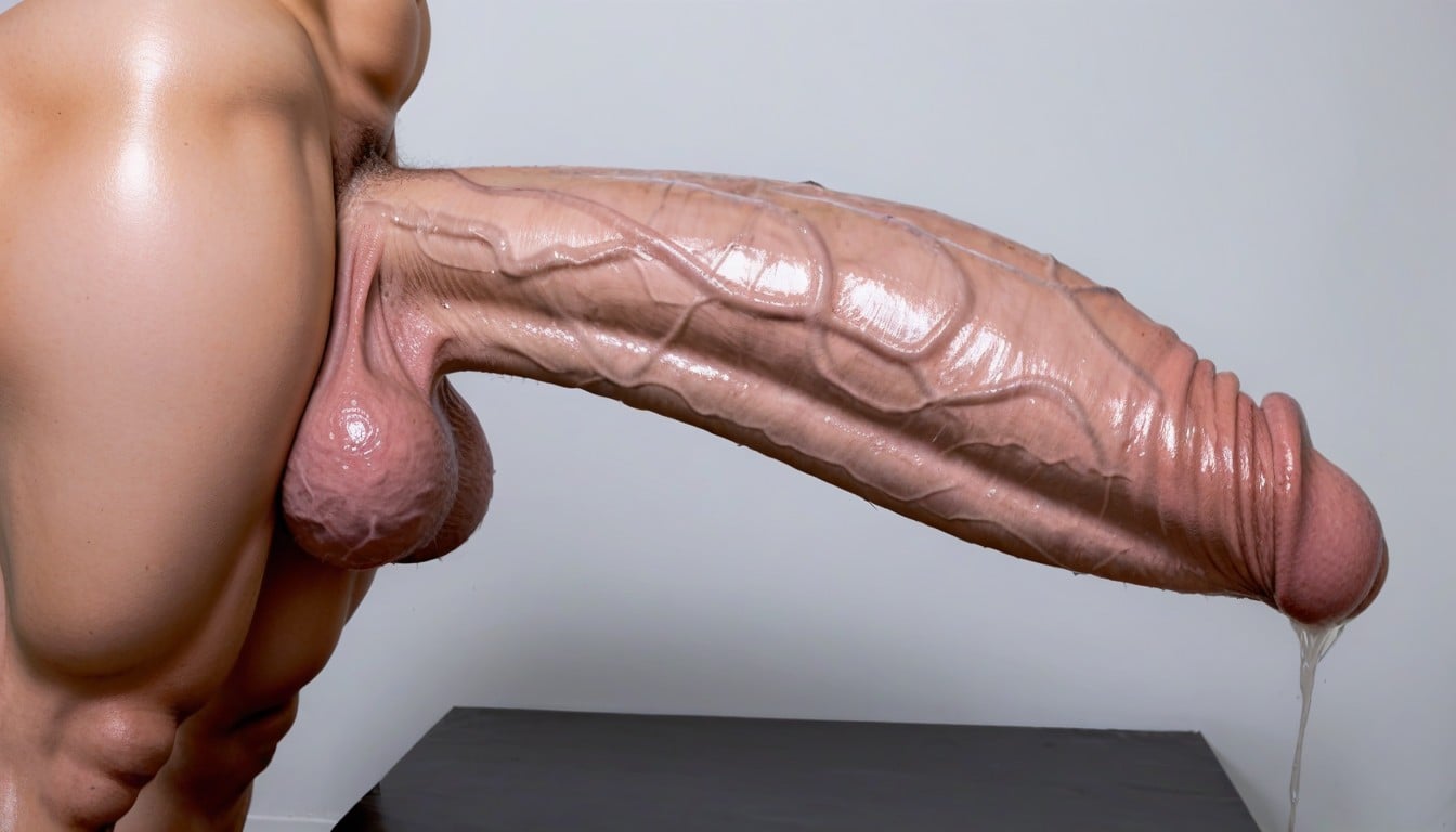 Girthy Penis, Appleshaped Glans, Hyper Shemale AI Porn