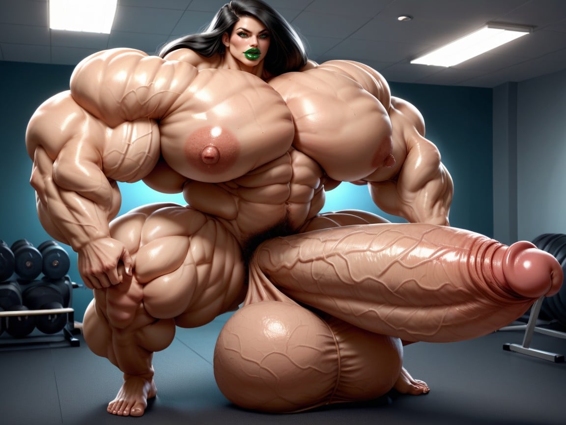 Hyper Absurdly Oversized Gigantic Wides Penis, Hyper Absurdly Oversized Muscle, Hyper Absurdly Oversized Gigantic Girthy Penis Shemale AI Porn