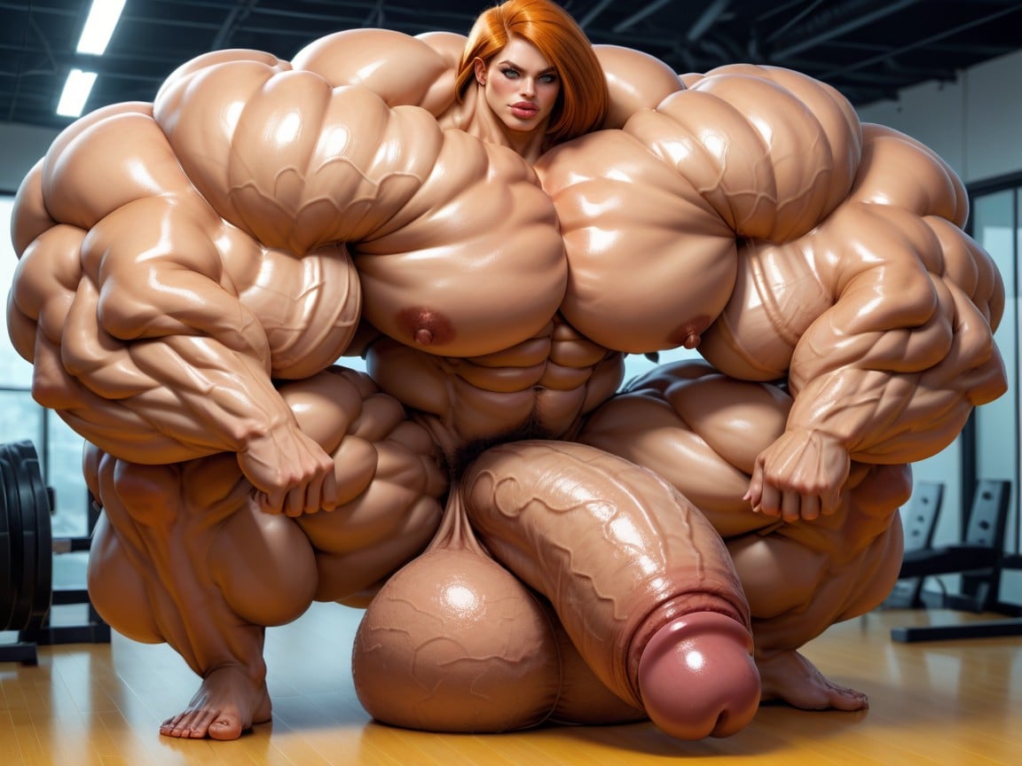 Hyper Gigantic Massive Penis, Penis Is Just Way Too Gigantic, Penis Gigantic Then Torso Shemale AI Porn