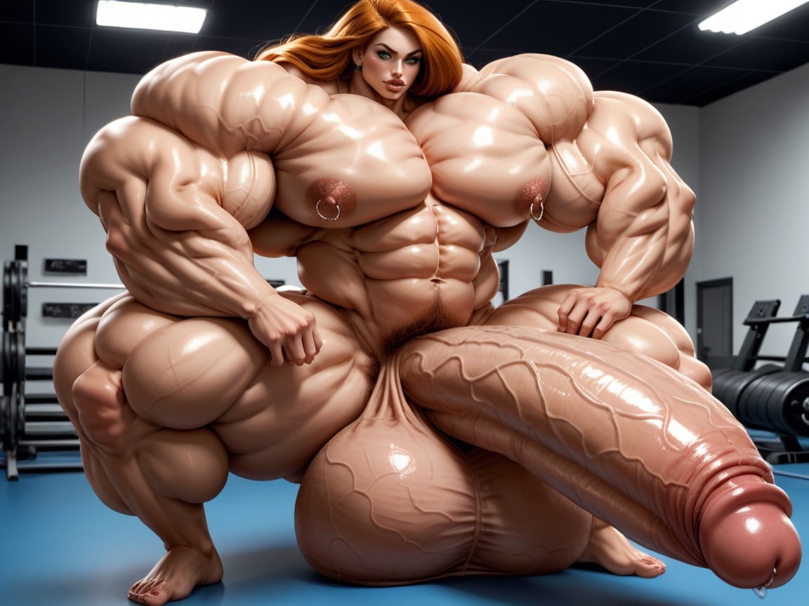 Hyper Absurdly Oversized Gigantic Wides Penis, Hyper Gigantic Growing, Kim Possible Shemale AI Porn