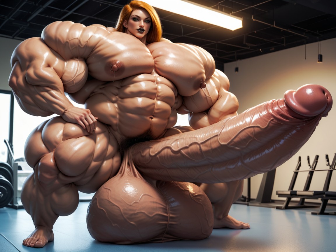 Hyper Absurdly Oversized Penis, Hyper Penis Growth, Hyper Growing Travesti IA Pornô