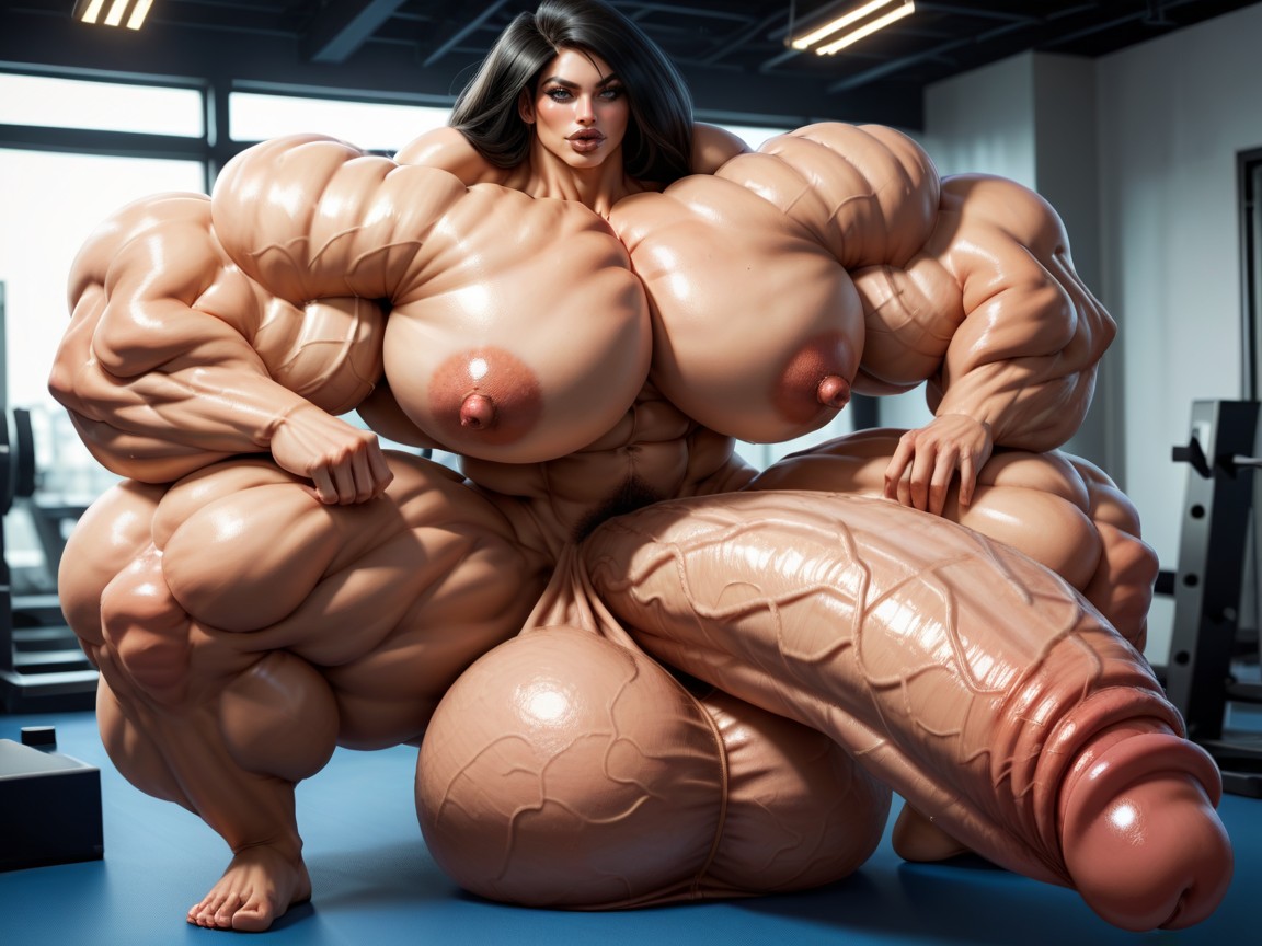 Hyper Absurdly Gigantic Massive Muscle, Hyper Absurdly Oversized Gigantic Massive Muscle, Hyper Absurdly Oversized Gigantic Wides Penis Shemale AI Porn