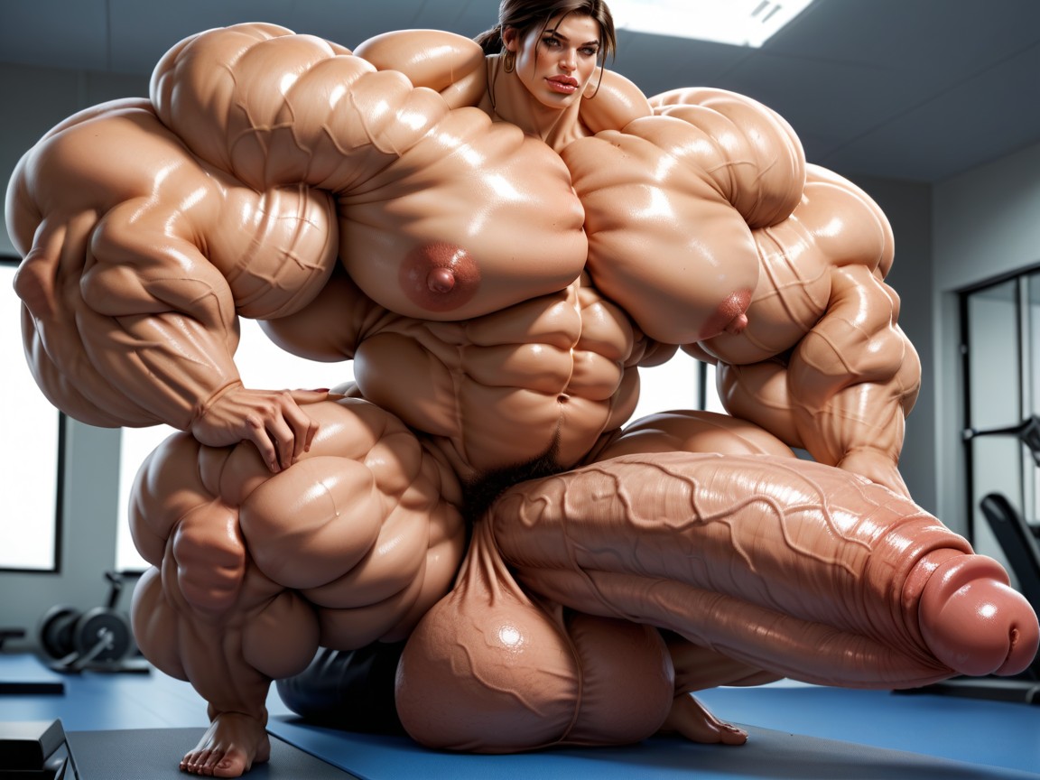 Giant Bulging Penis, Balls Are Just Too Gigantic, Hyper Bimbo 人妖AI黃片