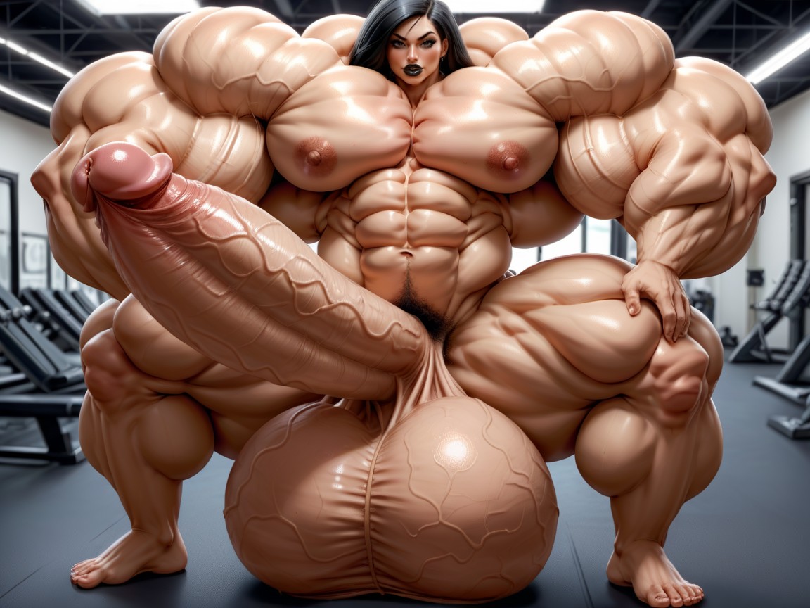 Hyper Gigantic Muscle Growth, Hyper Gigantic Penis, Hyper Gigantic Balls 쉬메일 AI 포르노