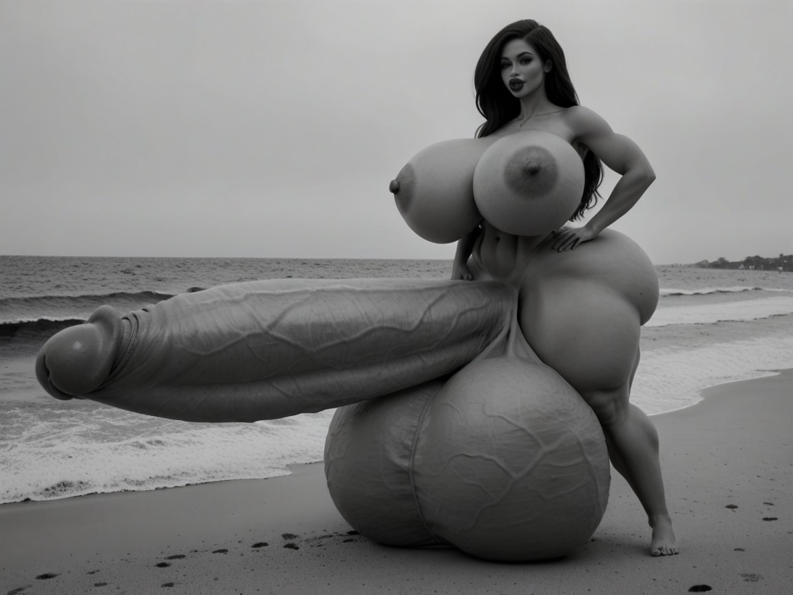 Hyper Oversized Enormous Girthy Penis, Kim Possible, Hyper Growing Porno IA transsexuelle