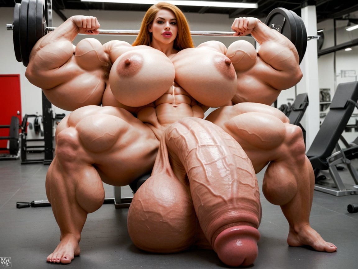 Hdr, Balls Are Just Too Gigantic, Hyper Gigantic Penis Porno IA transsexuelle